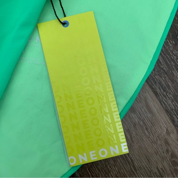 One one swimwear Womens green bikini / cheeky bottoms L NWT - Picture 3 of 10